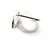 Tiffany & Co Tiffany Open Heart Elsa Peretti Earrings Silvery - view 3