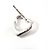 Tiffany & Co Tiffany Open Heart Elsa Peretti Earrings Silvery - view 5