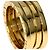 Bulgari Anello Bvlgari B.zero1 a 2 bande in oro giallo 18K - vista 6
