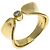 Diamond Céline Anello Celine in platino e oro giallo con diamante - vista 2