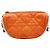 Borsa a tracolla piccola Christian Dior Cannage Vibe Bianco Arancione