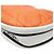 Borsa a tracolla piccola Christian Dior Cannage Vibe Bianco Arancione - vista 5
