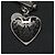 Collana Gucci Crest Heart Silver Argento - vista 4