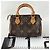 Borsa a mano Louis Vuitton Nano Speedy Marrone - vista 2