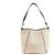 Céline Celine Schultertasche mit Macadam-Muster Weiß Dunkelbraun - Ansicht 2