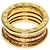 Bulgari Anello Bvlgari B.zero1 a 4 bande in oro giallo - vista 4