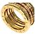 Bulgari Anello Bvlgari B.zero1 a 4 bande in oro giallo - vista 6