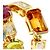 Bulgari Anello Bvlgari Allegra Multi-Stone Diamond in Oro Giallo 18K - vista 8