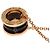 Bulgari Collana Bvlgari B.zero1 in ceramica nera e oro rosa 18K - vista 2