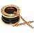 Bulgari Collana Bvlgari B.zero1 in ceramica nera e oro rosa 18K - vista 3