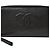 Cartera larga Chanel de piel negra Negro