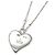 Collana GUCCI Heart Interlocking G Argento - vista 2