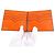 Valextra Leather Money Clip Bi-fold Wallet Orange - view 4
