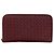 Cartera larga Bottega Veneta Intrecciato Burdeos