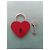 Saint Laurent Candado Corazón Love Padlock Roja - vista 6