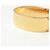 Bracciale rigido Fendi in metallo nero e oro D'oro - vista 5