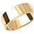 Bracciale rigido Fendi in metallo nero e oro D'oro - vista 6