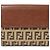 Zucca Fendi Bi-fold Geldbörse in Beige Brown Braun - Ansicht 2