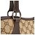 Borsa Tote Gucci GG Canvas Beige Marrone scuro - vista 8