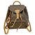 Zaino Louis Vuitton Monogram Montsouris NMPM Marrone