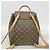 Zaino Louis Vuitton Monogram Montsouris NMPM Marrone - vista 11