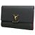 Portafoglio Louis Vuitton Tri-fold in Hot Pink e Noir Nero Rosa