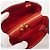 Borsa Louis Vuitton Monogram Empreinte Montaigne Nano Fuschia - vista 4