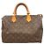 Borsa Louis Vuitton Monogram Speedy 30 Marrone