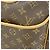Borsa Louis Vuitton Monogram Deauville Marrone - vista 13