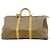 Louis Vuitton Boston Monogram Keepall 50 Marrone