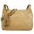 Borsa a tracolla Chanel in pelle d'agnello beige