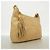 Borsa a tracolla Chanel in pelle d'agnello beige - vista 2