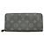 Louis Vuitton Monogram Eclipse Zippy Wallet Black