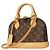 Louis Vuitton Alma BB Monogram Handtasche Braun - Ansicht 13