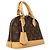 Louis Vuitton Alma BB Monogram Handtasche Braun - Ansicht 2