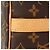 Borsa Louis Vuitton Monogram Speedy Bandoulière 25 Marrone - vista 5