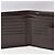 Cartera Gucci bi-fold en cuero marrón oscuro - vista 8