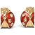 Orecchini coccinella con strass Christian Dior Rosso - vista 2