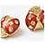 Orecchini coccinella con strass Christian Dior Rosso - vista 5