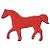 Hermès Pouch Hermes Horse Trouse Flat GM Bianco Blu