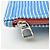 Hermès Pouch Hermes Horse Trouse Flat GM Bianco Blu - vista 4