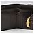 Zucca Cartera bi-fold Fendi de cuero marrón Castaño - vista 9