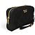 Pouch Prada in nylon nero con ricami floreali - vista 3