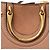Borsa a mano Chloé in pelle beige rosa - vista 6