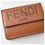 Fendi Brown Leather Tri-Fold Wallet - view 3