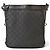 Borsa a tracolla Gucci in tela GG nera Nero - vista 6