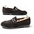 Hermès NEUF MOCASSINS HERMES MONTEREY 41.5 DAIM MARRON BOUCLE BEHAPI SUEDE LOAFER - vue 3