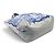 BORSA A MANO CHRISTIAN DIOR TOTE BAG DREAM TEAM BLU E BIANCO ROSE DES VENTS - vista 3