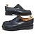 ZAPATOS JM WESTON GOLF DERBY 641 7.5E 41.5 LARGE 42 EN CUERO NEGRO - vista 3