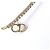 NEUER EINZELNER DIOR CD OHRRING PERLE STRASS GOLDFARBENES METALL Golden - Ansicht 8